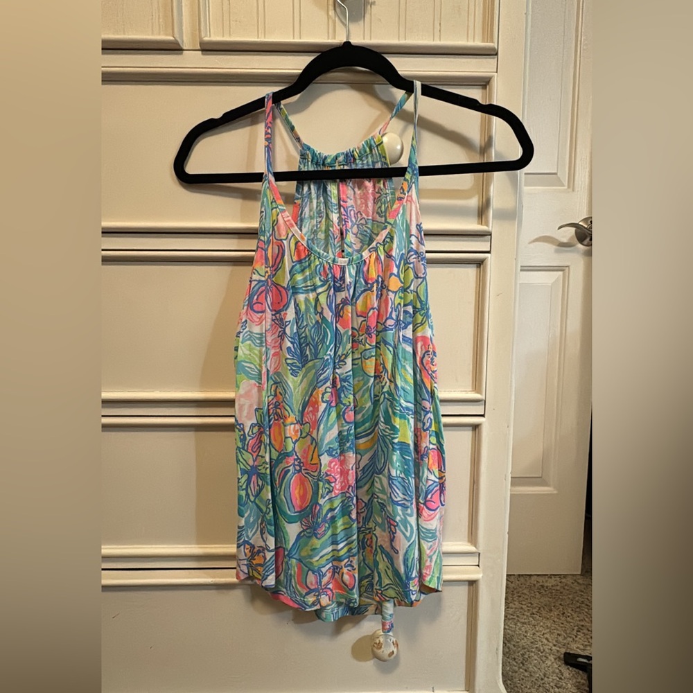 Lilly Pulitzer Multicolor Halter Shirt
